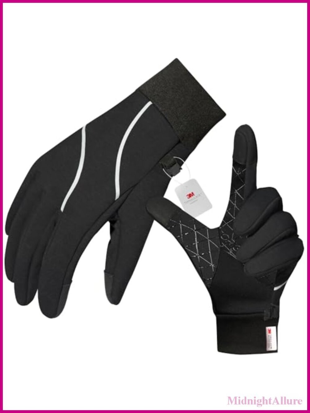 3M Thinsulate Touch Screen Winter Running Gloves Waterproof
